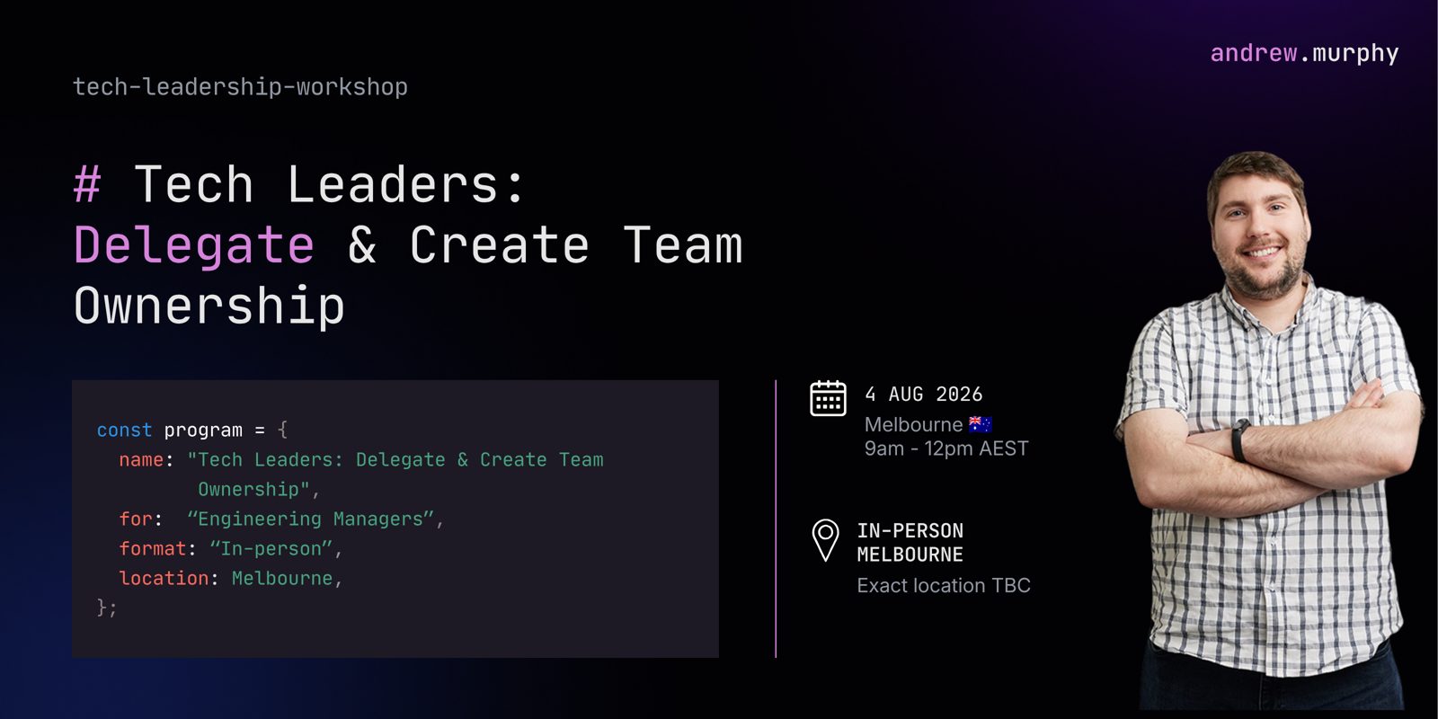 Delegate & Create Team Ownership In-person Workshop